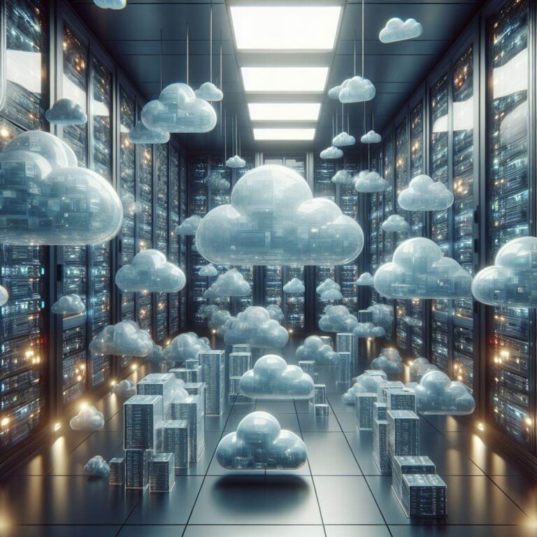 Cloud opslag, serverruimte
